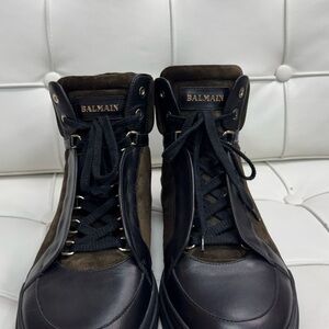 Balmain leather boots